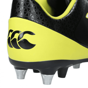 Rugby Imports CCC Stampede 2.0 Soft Ground Rugby Boot - Black/Sulphur