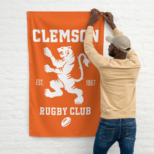 Rugby Imports Clemson Rugby Club Wall Flag