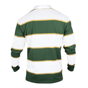 Rugby Imports Croker Ireland Green and White Striped Rugby Jersey