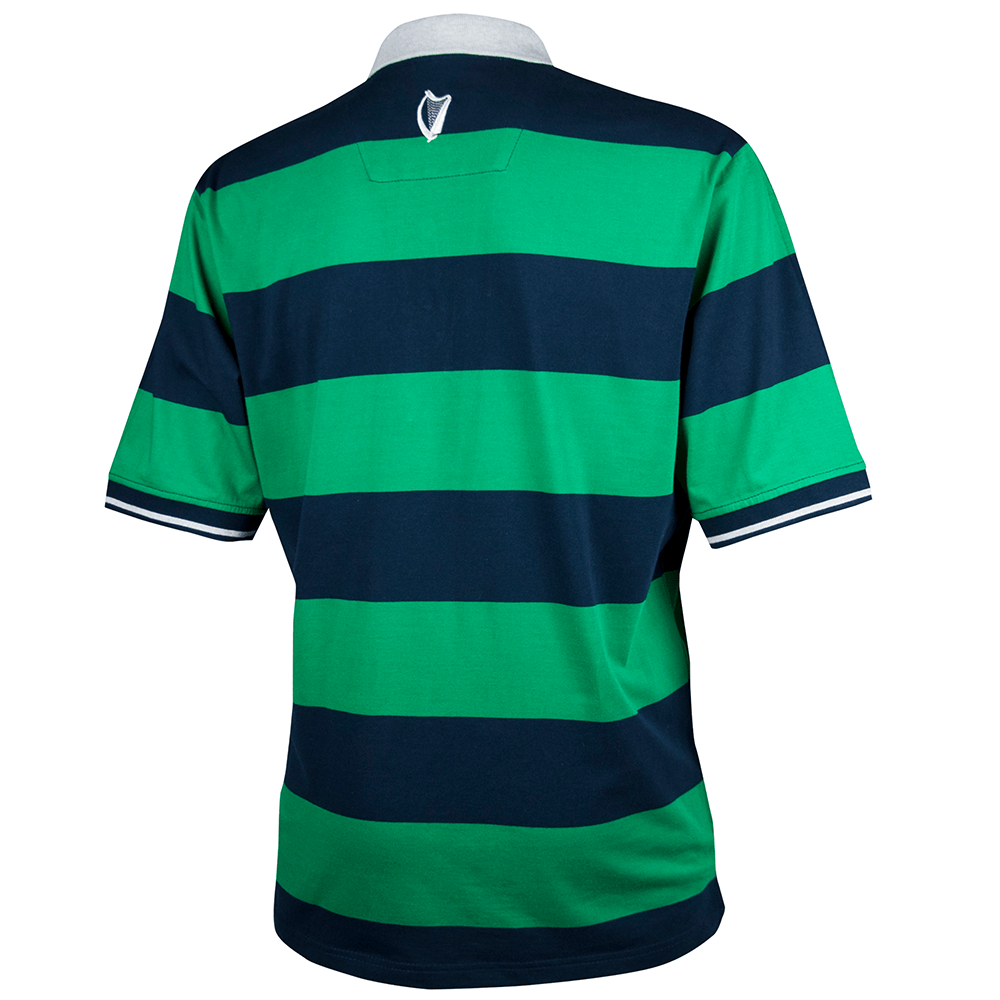 Rugby Imports Croker Ireland Harp Striped Polo Shirt