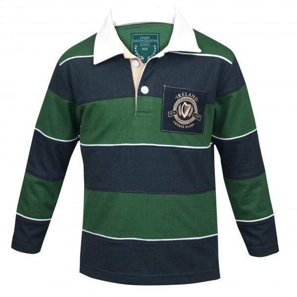 Rugby Imports Croker Ireland Kids Striped Rugby Jersey