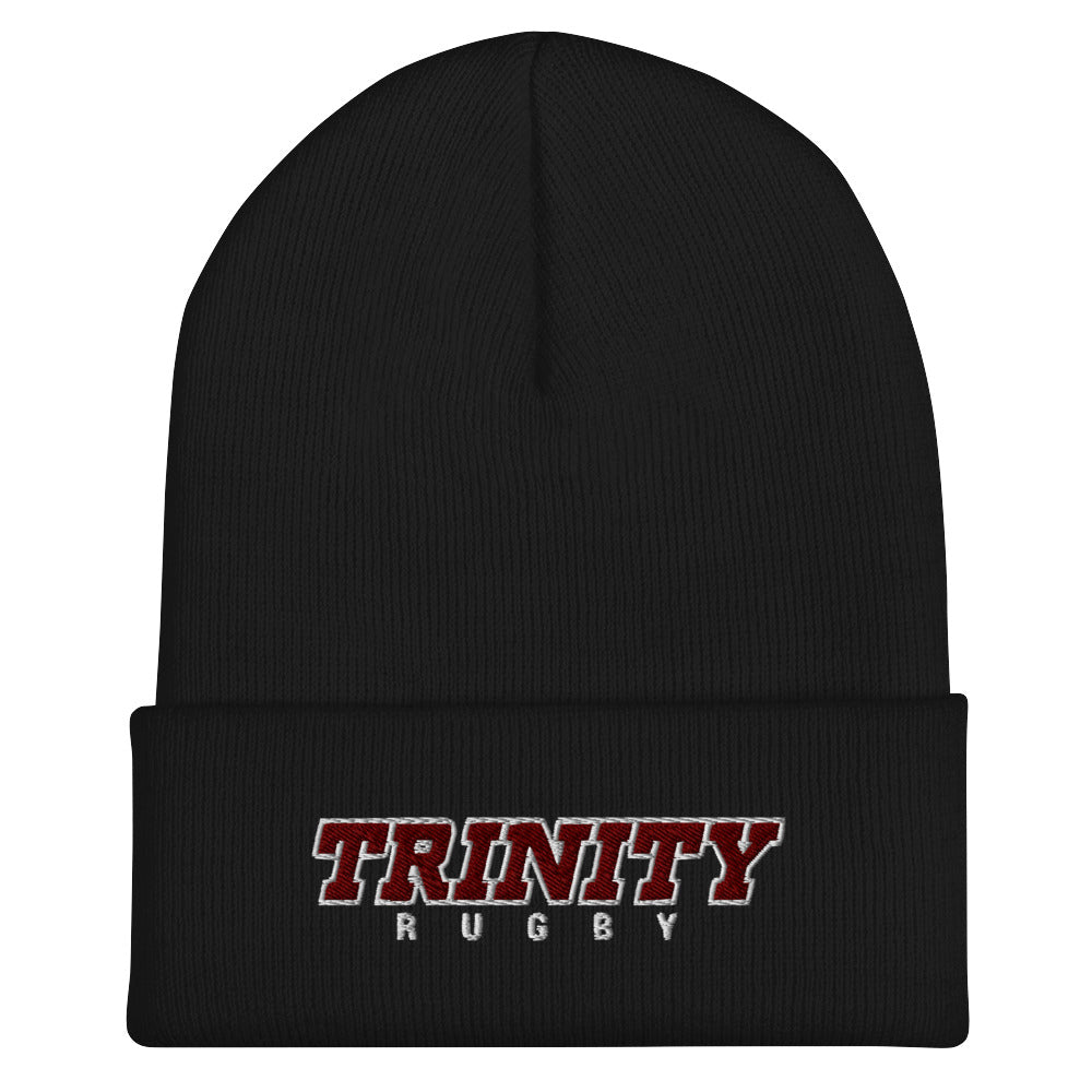 Trinity University Cuffed Beanie Heather Grey