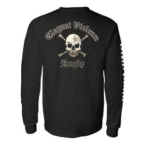 Rugby Imports Elegant Violence Rugby Skull LS T-Shirt