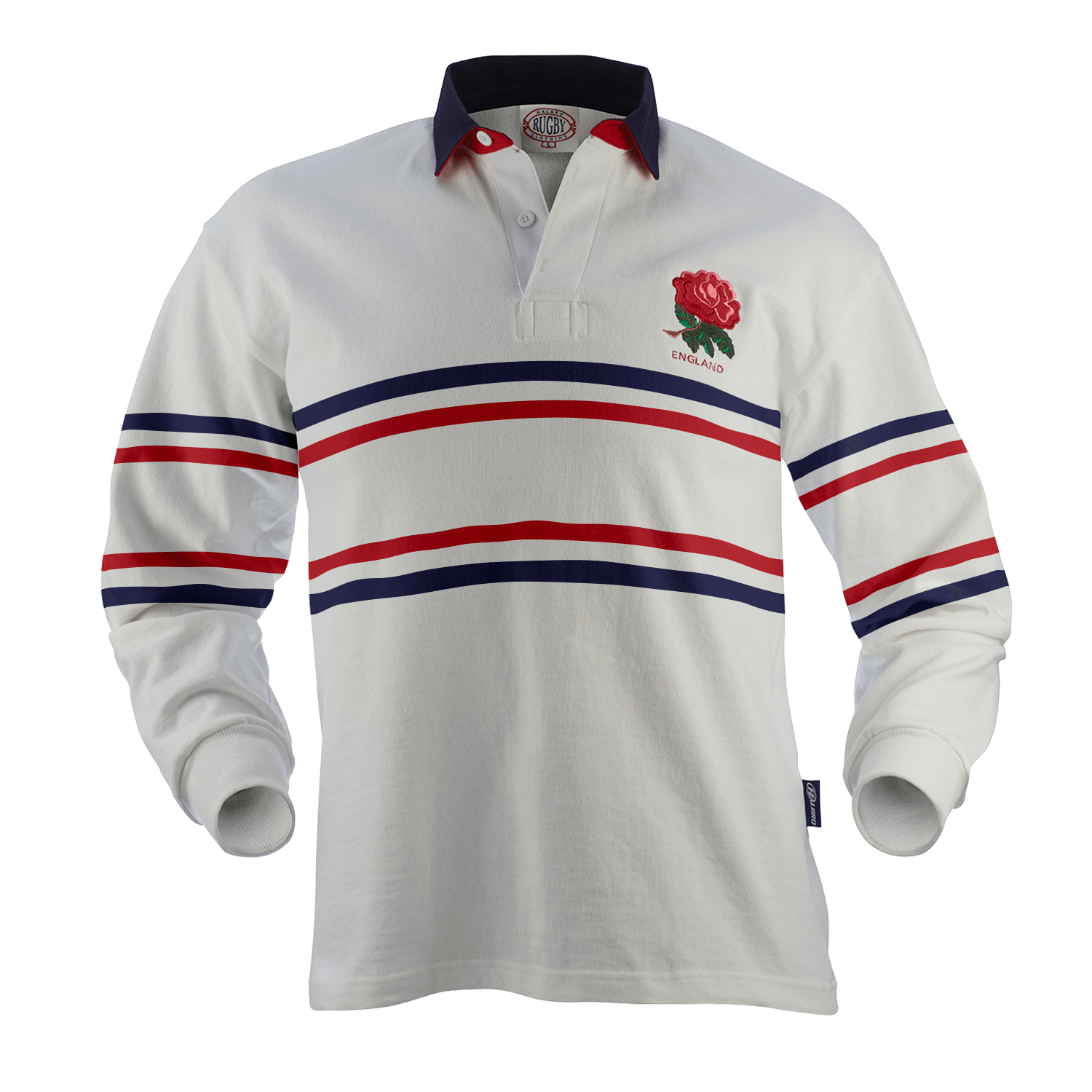 England Split Stripe Traditional Rugby Jersey