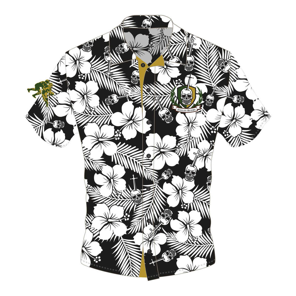 Rugby Imports Exiles RFC Hawaiian Shirt