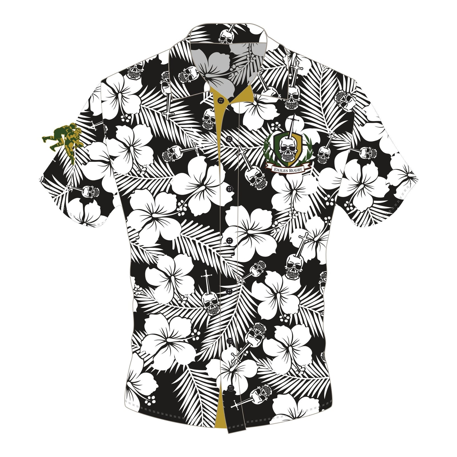 Rugby Imports Exiles RFC Hawaiian Shirt