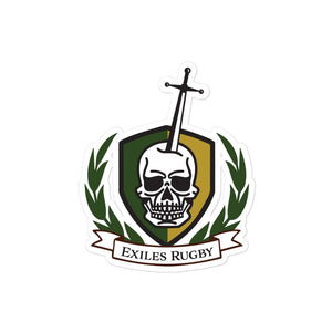 Rugby Imports Exiles RFC Logo Sticker