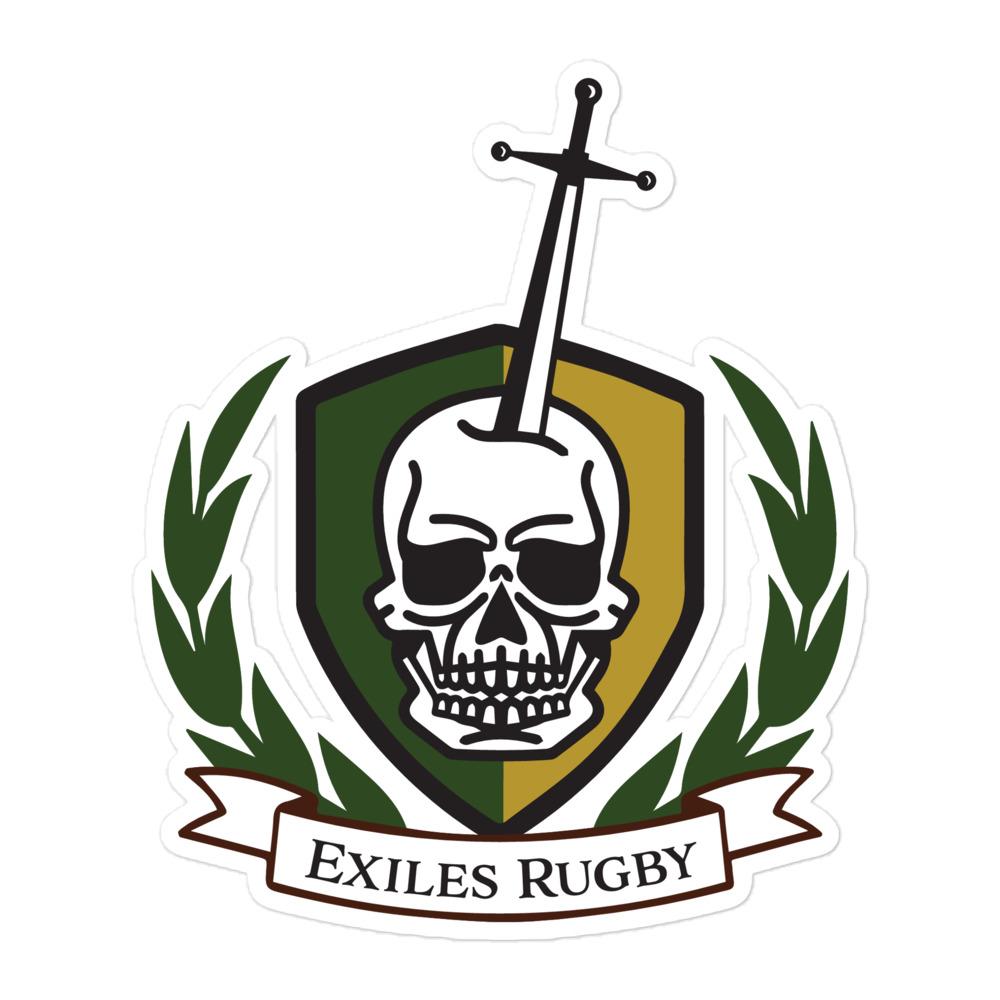 Rugby Imports Exiles RFC Logo Sticker