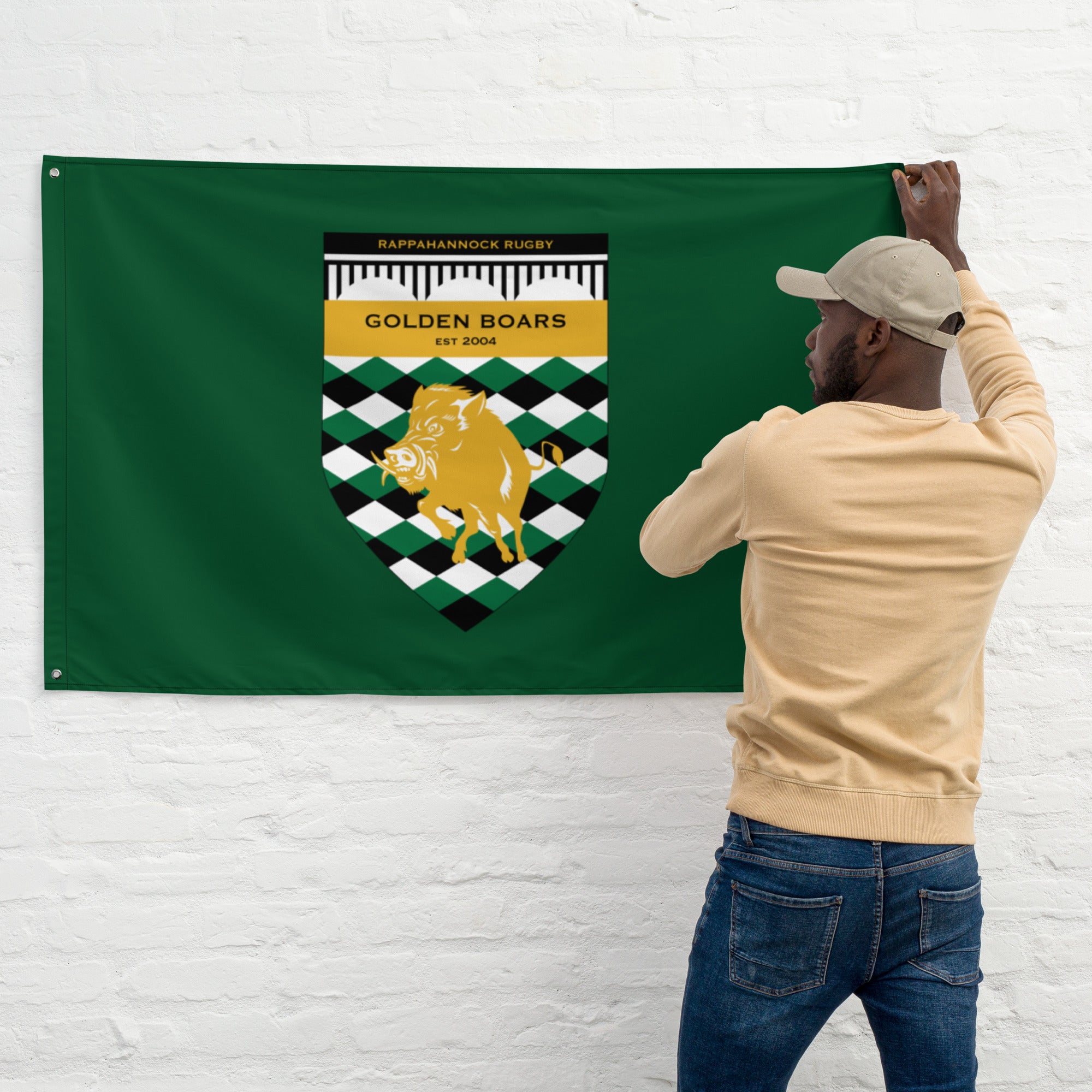 Rugby Imports Golden Boars RFC Wall Flag