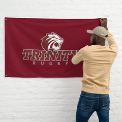 特大 USA カレッジ TRINITY 1985 フラッグ バナー タペストリー rugby-imports-flag-
