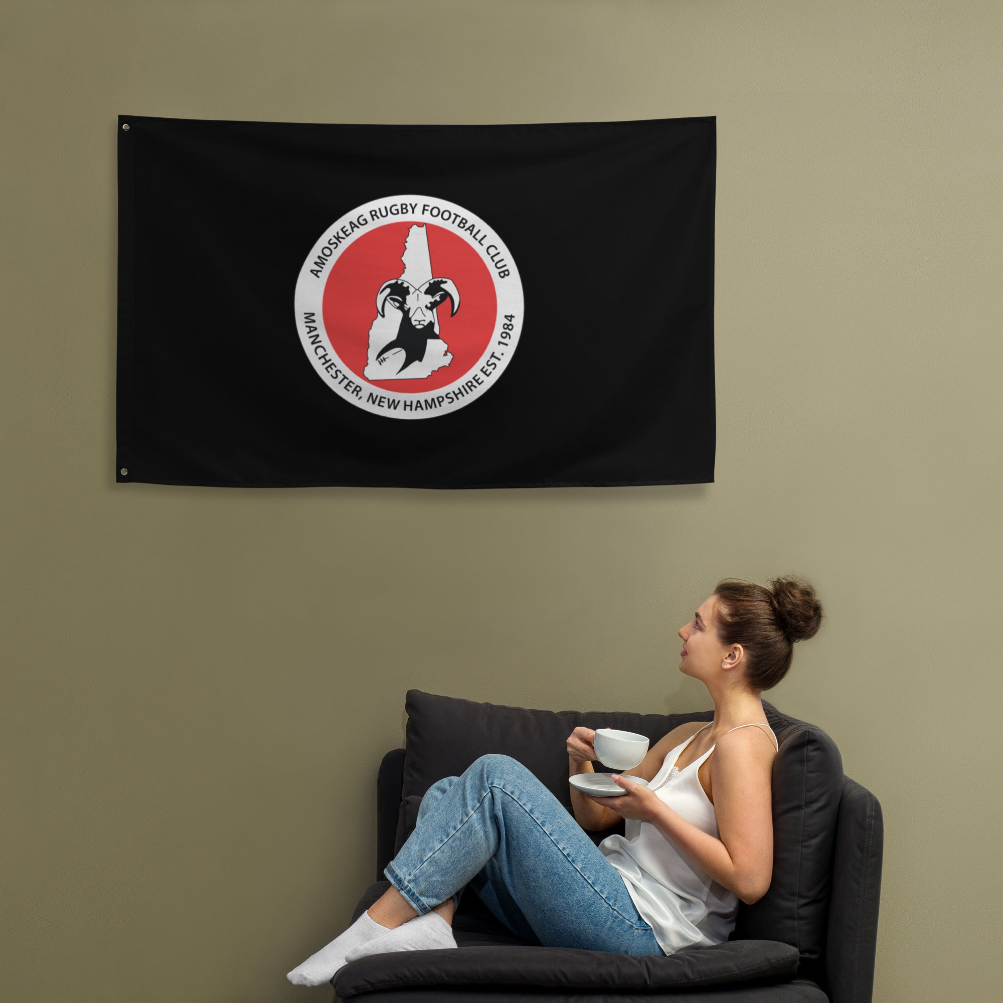 Rugby Imports Amoskeag Wall Flag