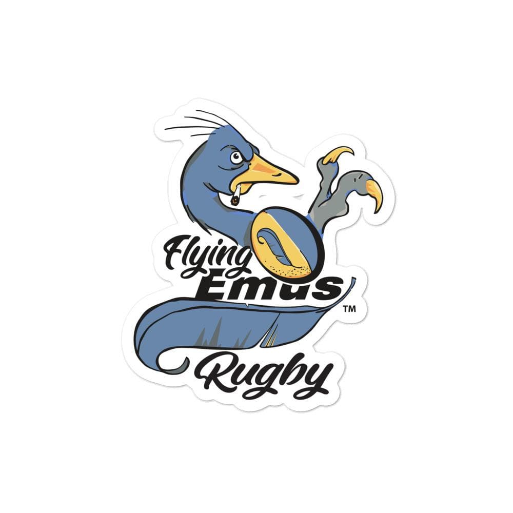 Rugby Imports Flying Emus Rugby Stickers