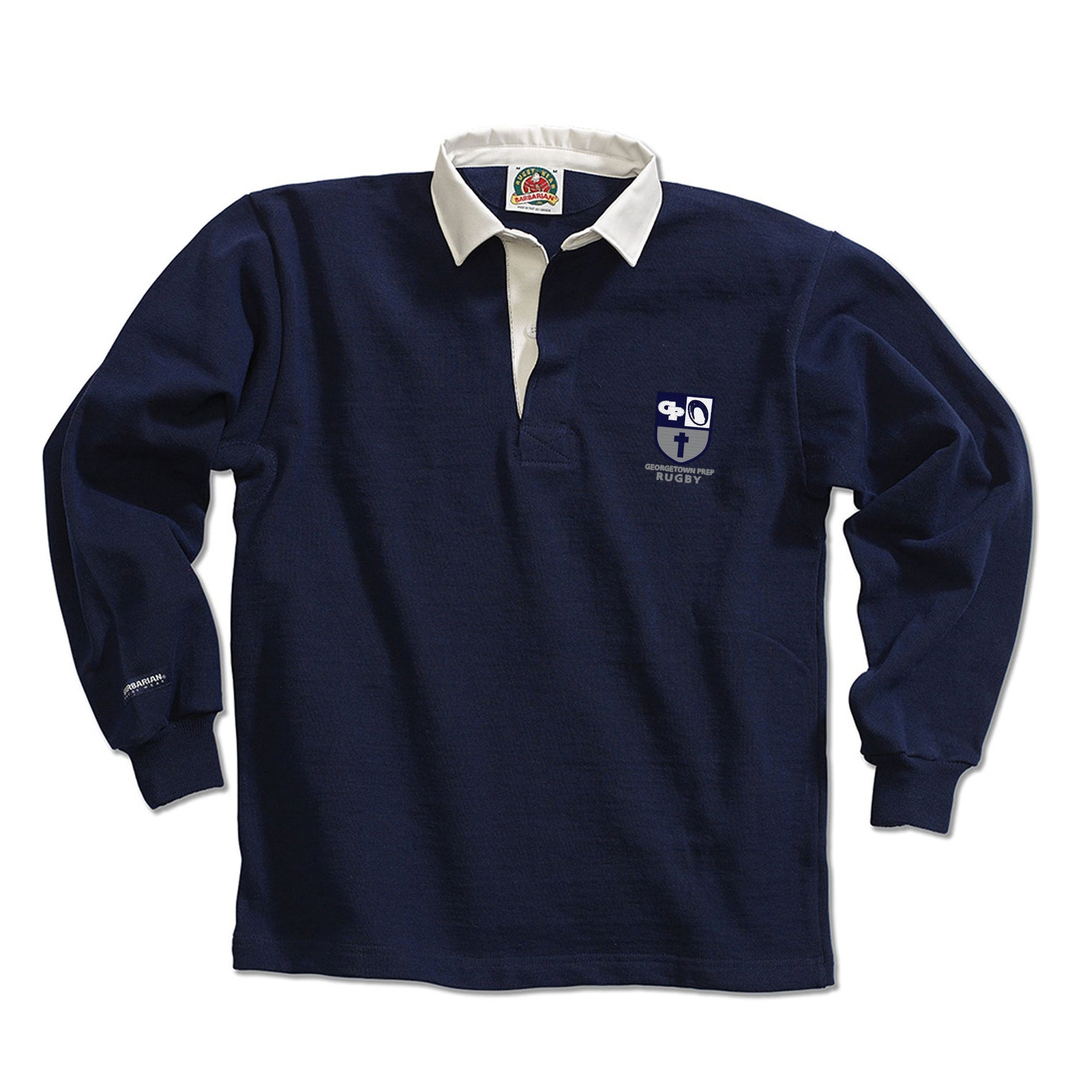 Rugby Imports Georgetown Prep Solid Traditional Rugby Jersey