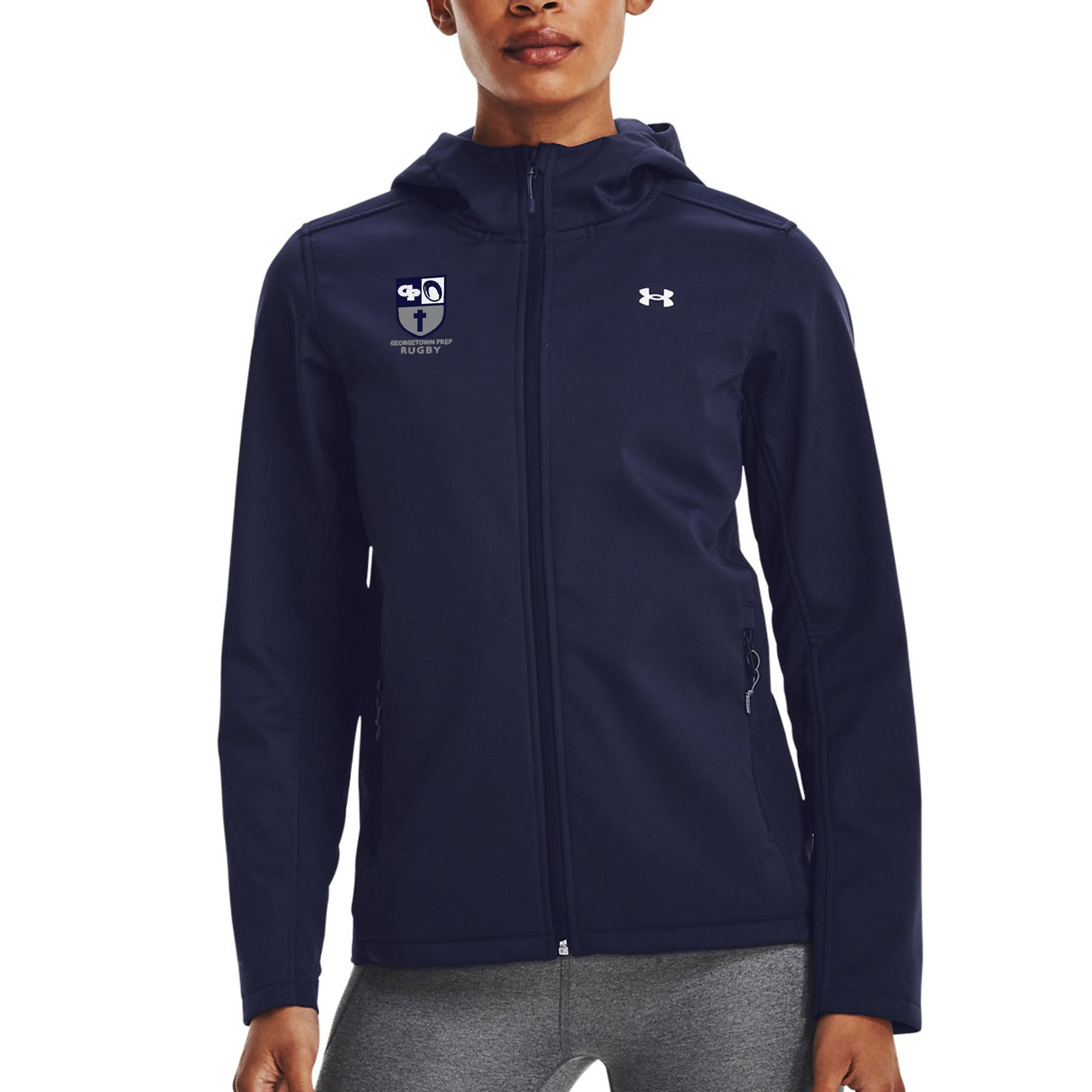 Rugby Imports Georgetown Prep Women's Coldgear Hooded Infrared Jacket