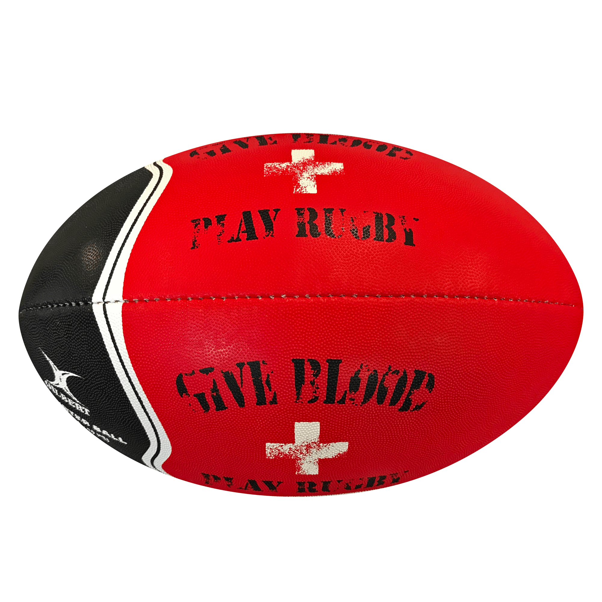Rugby Imports Gilbert Give Blood Play Rugby Supporter Ball