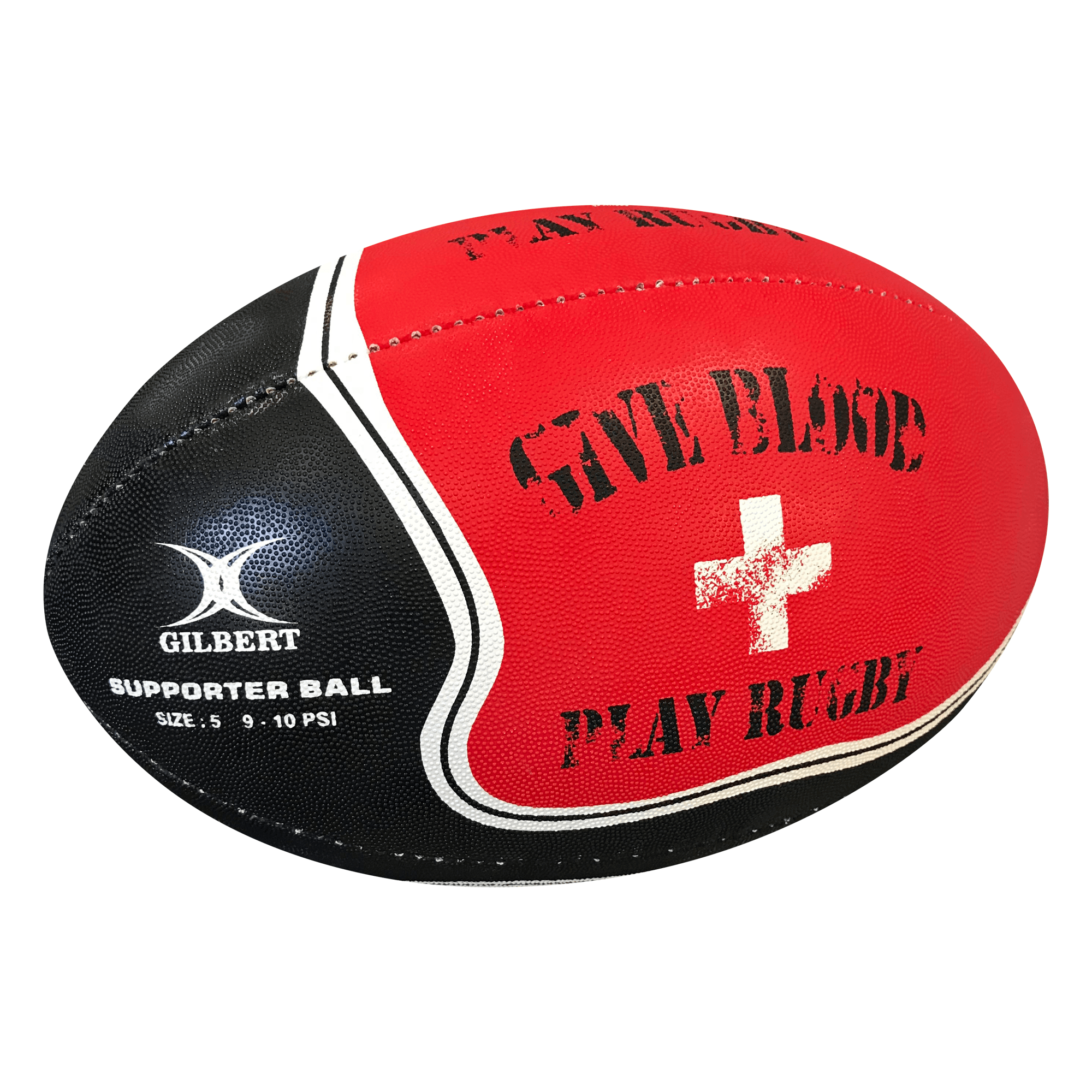 Rugby Imports Gilbert Give Blood Play Rugby Supporter Ball