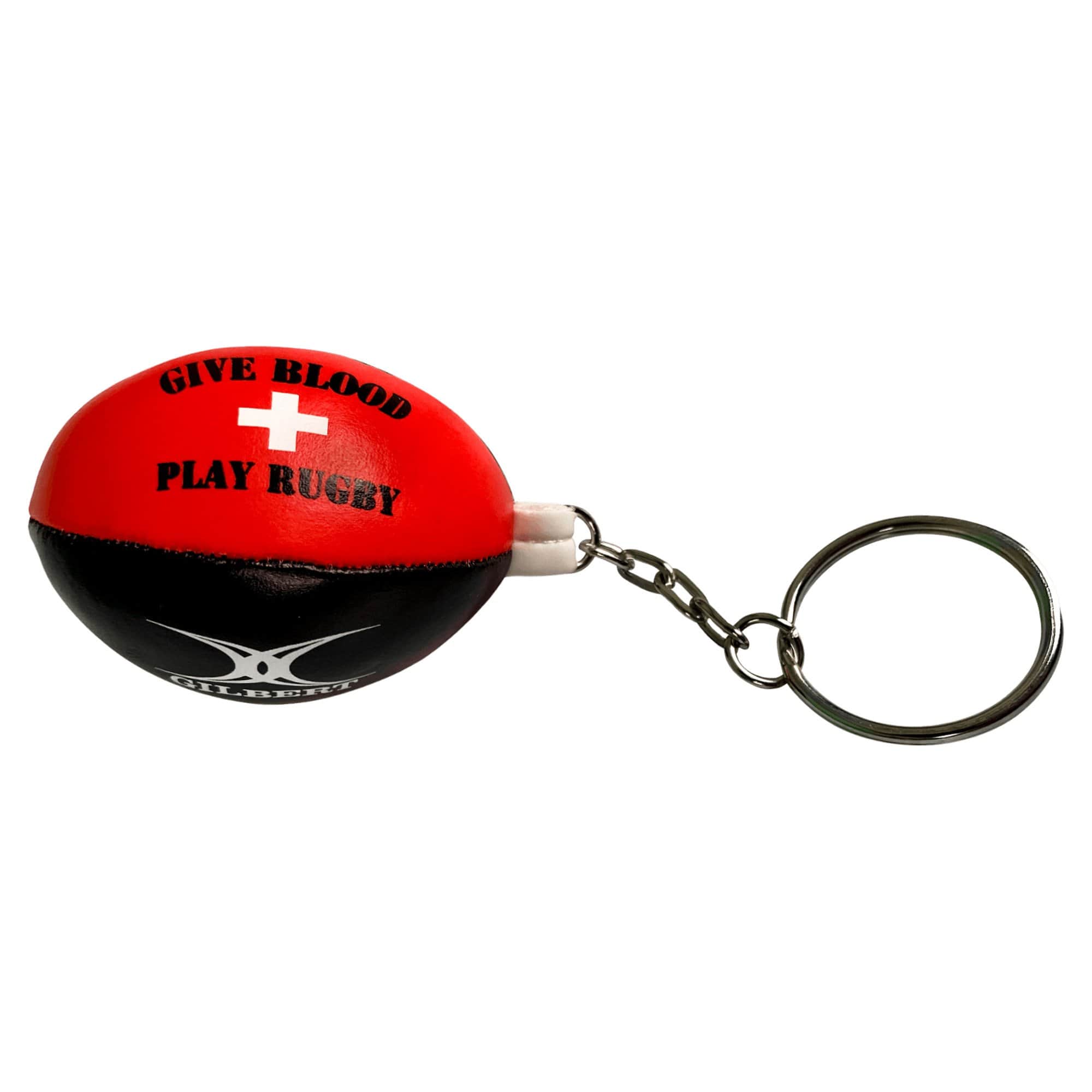 Gilbert Give Blood Rugby Ball Keyring