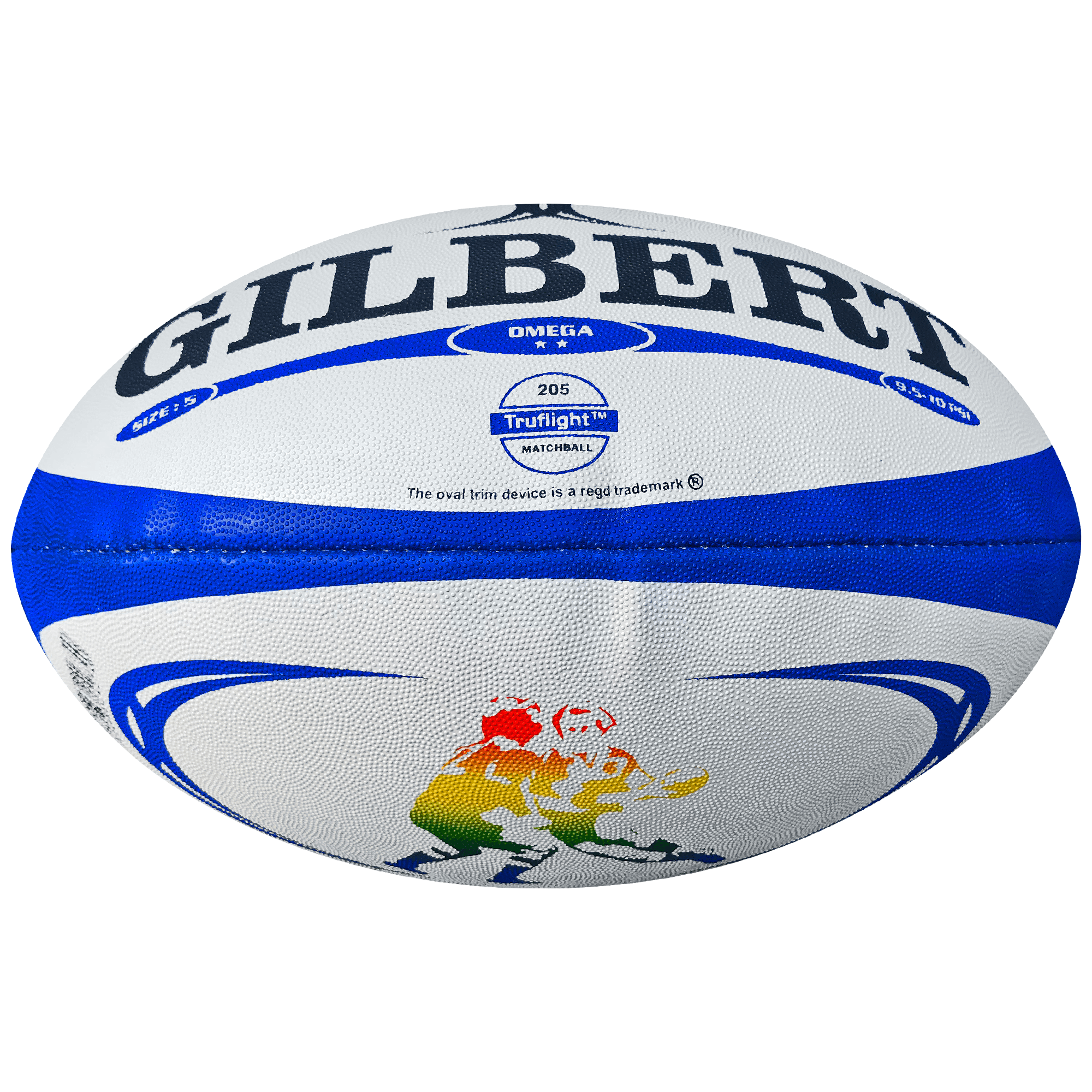 Rugby Imports Gilbert Omega RI Classic Rugby Match Ball