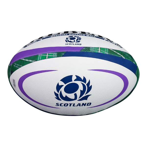 Gilbert Scotland Tartan Giant Rugby Ball - Rugby Imports
