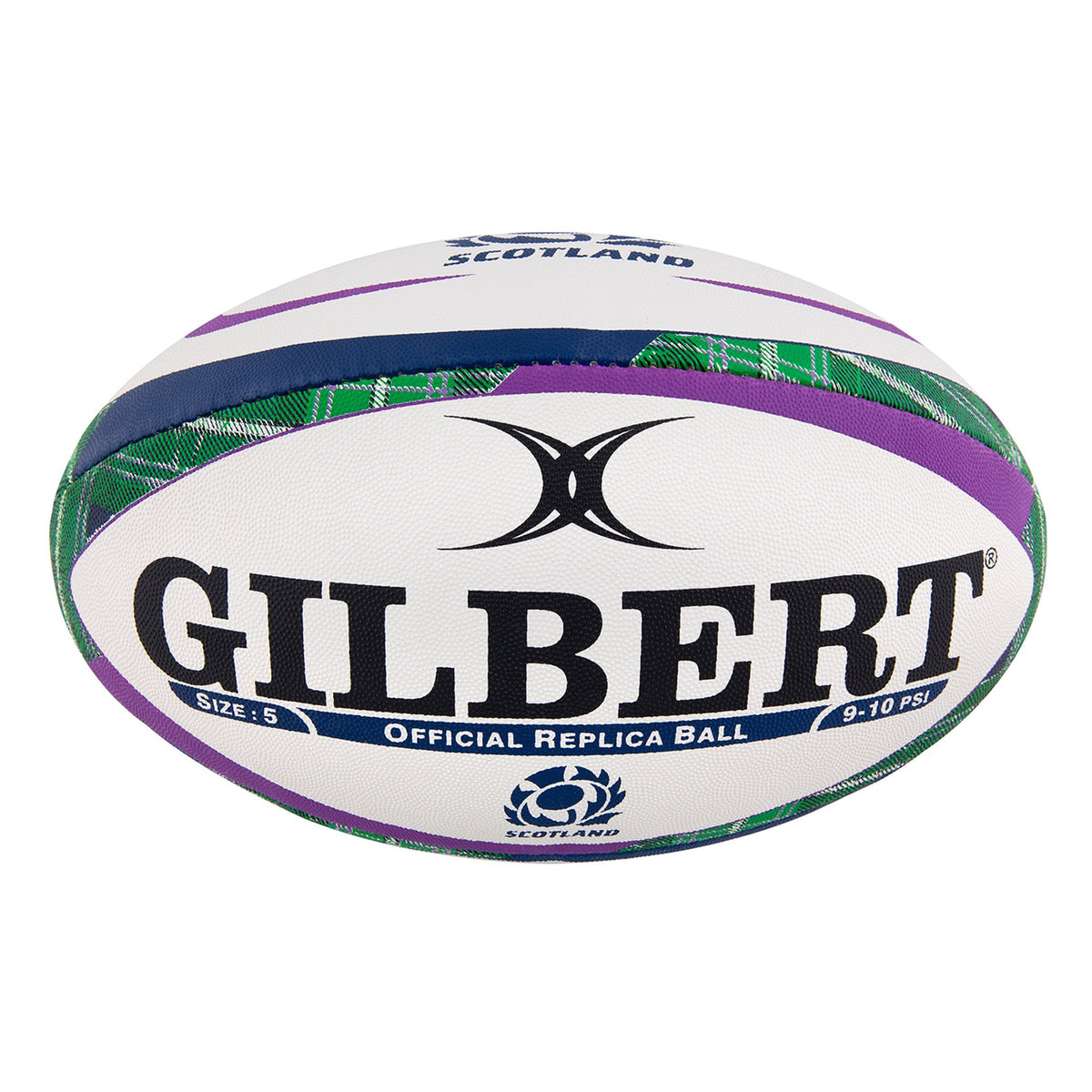 Rugby Imports Gilbert Scotland Tartan Replica Ball