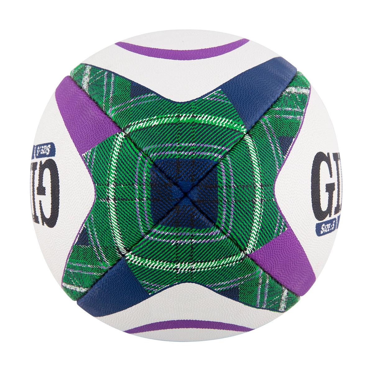 Rugby Imports Gilbert Scotland Tartan Replica Ball