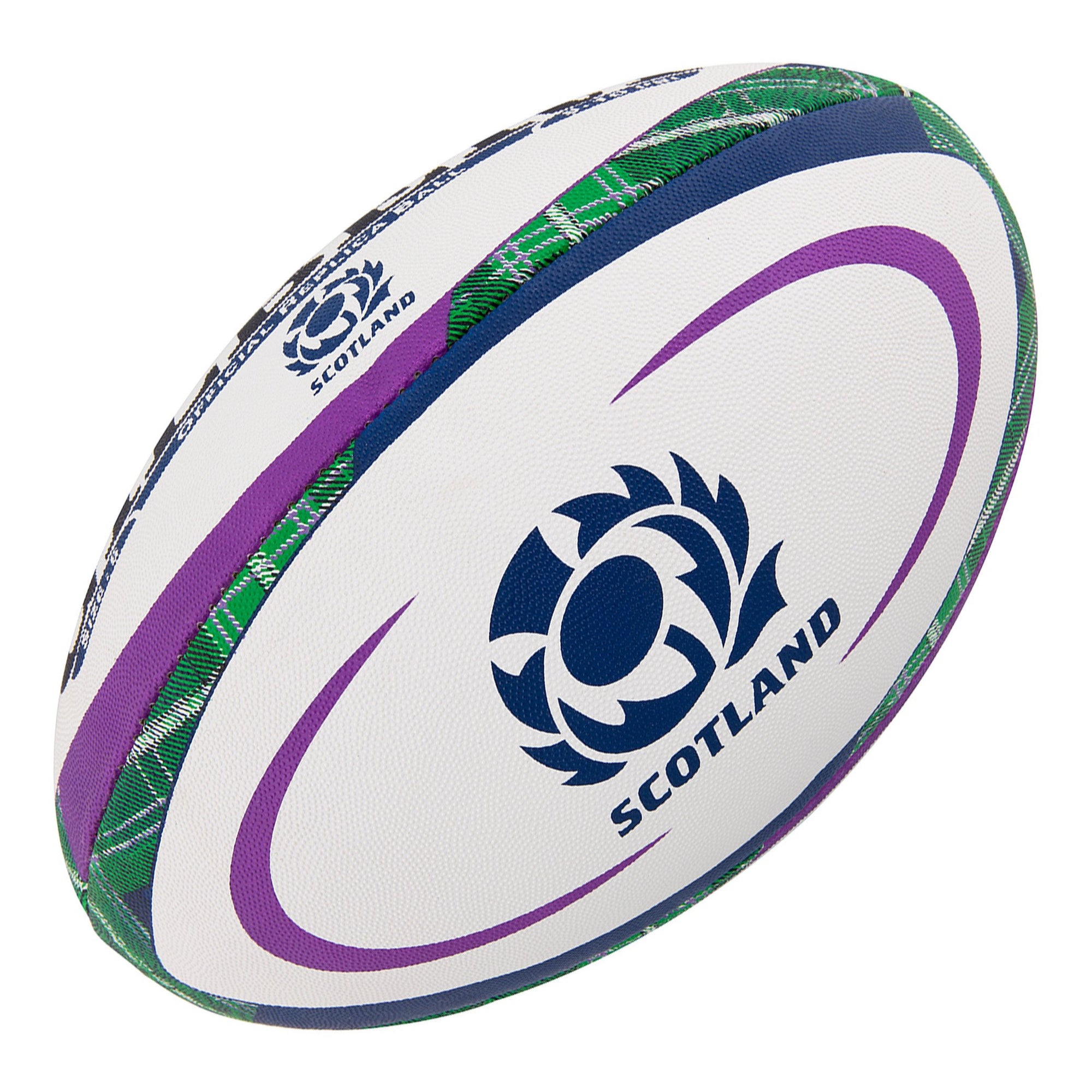 Rugby Imports Gilbert Scotland Tartan Replica Ball