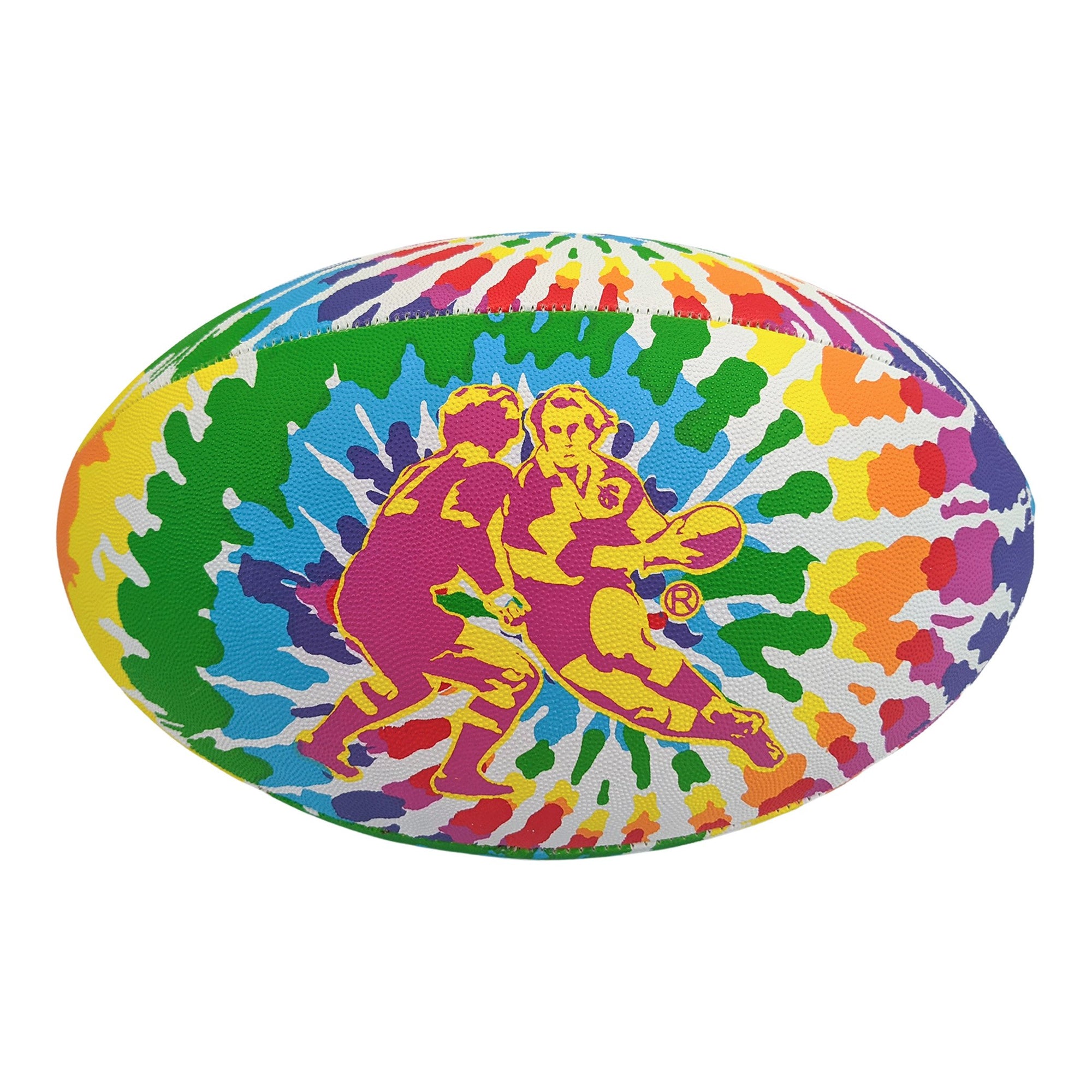 Rugby Imports Gilbert Tie Dye Rugby Ball