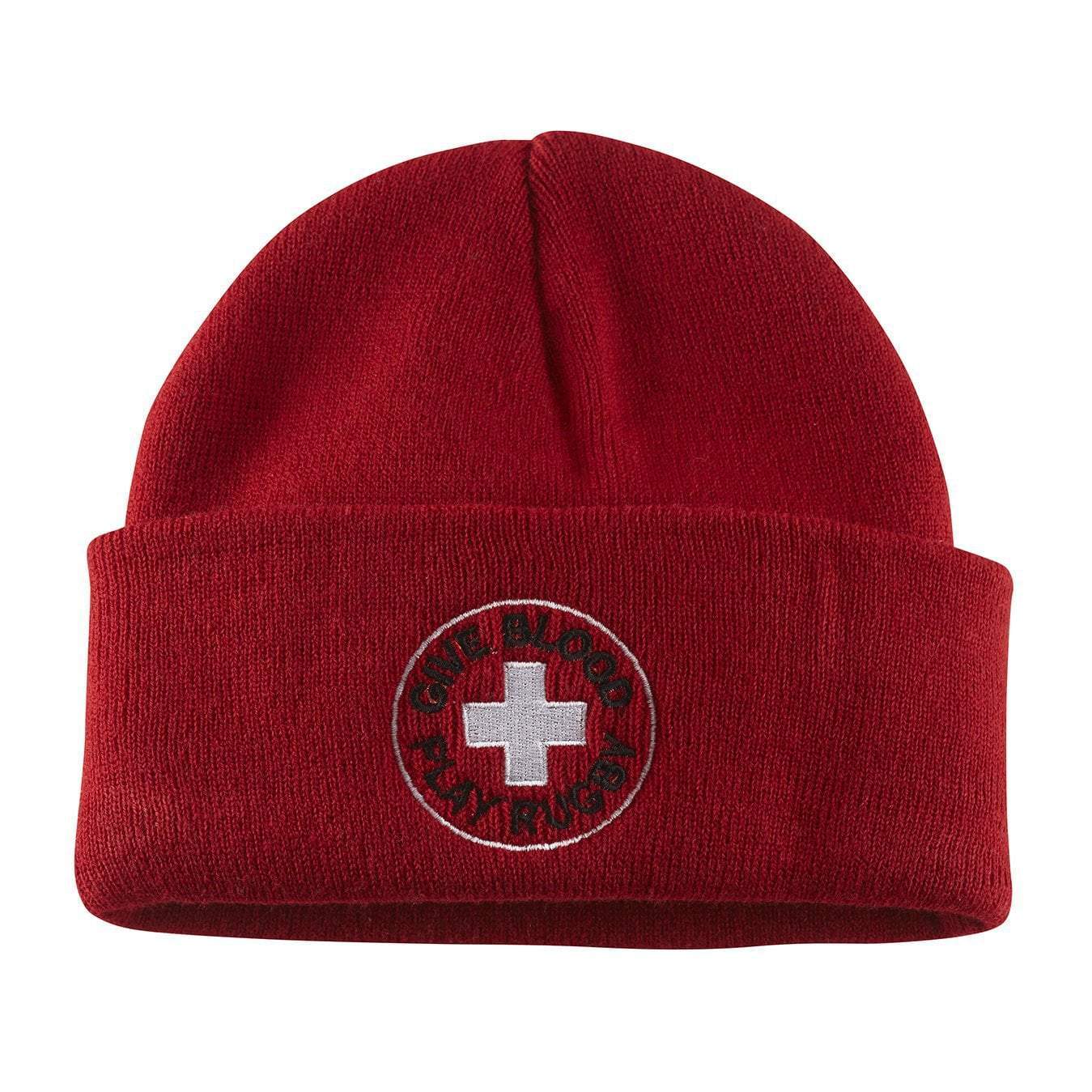 Rugby Imports Give Blood Play Rugby Cuffed Knit Cap