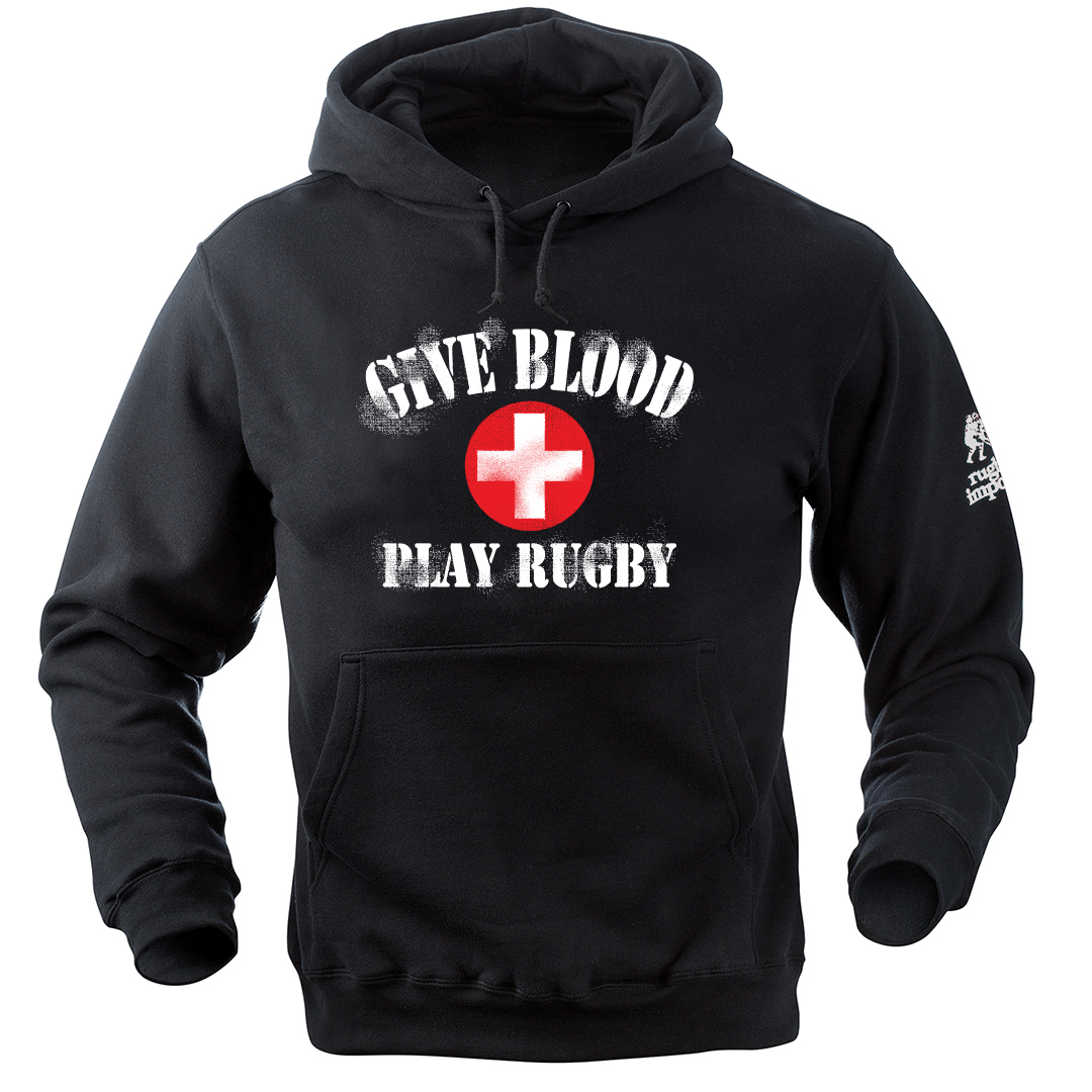 Give Blood, Play Rugby | Slogan Rugby Gear | RugbyImports.com - Rugby ...