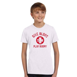 Rugby Imports Give Blood Play Rugby Youth Tee