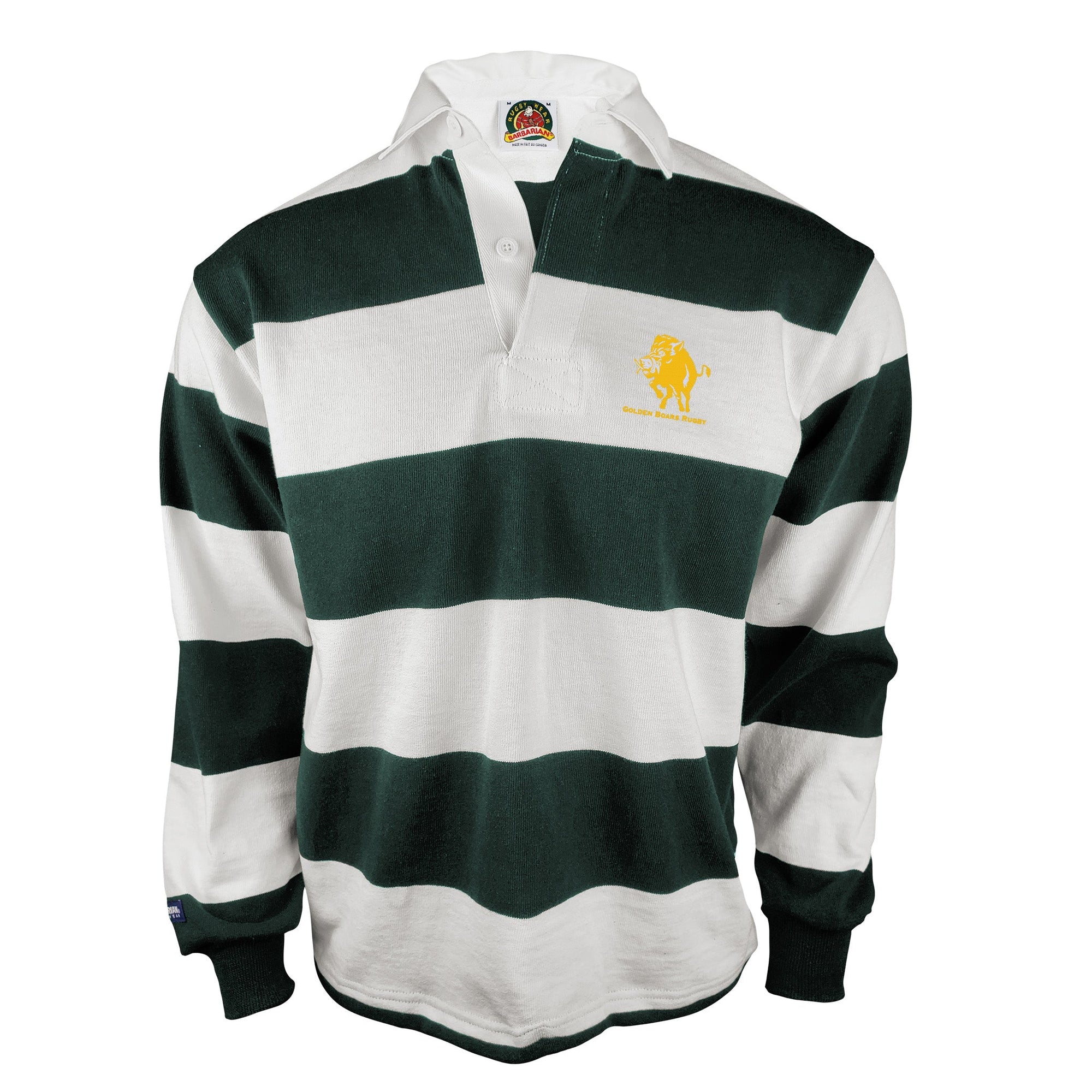 Rugby Imports Golden Boars RFC Traditional 4 Inch Stripe Rugby Jersey