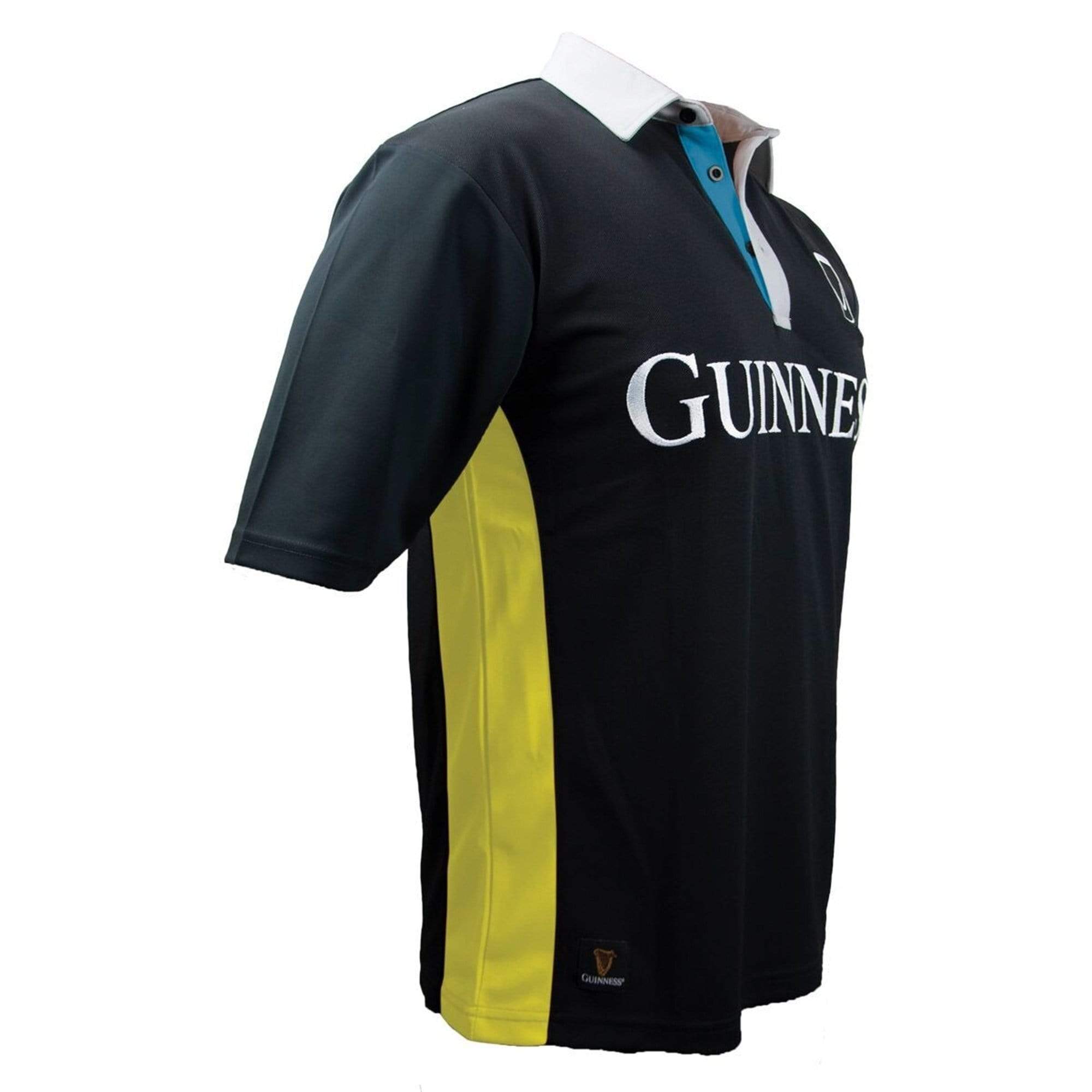 Rugby Imports Guinness Black & Yellow Stripe Rugby Jersey