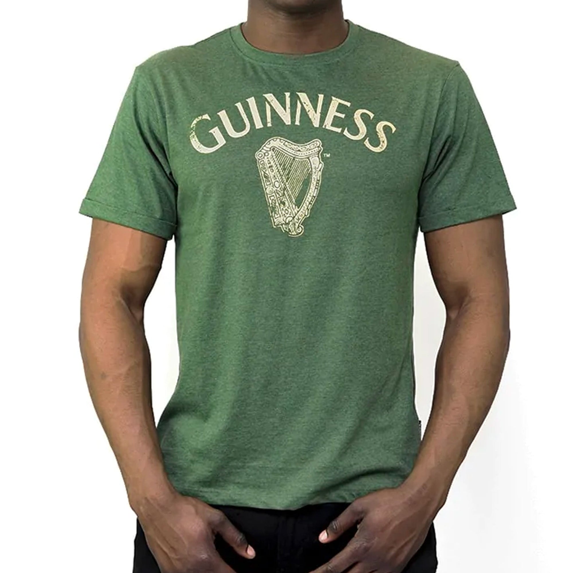 Rugby Imports Guinness Vintage Heathered Harp Tee