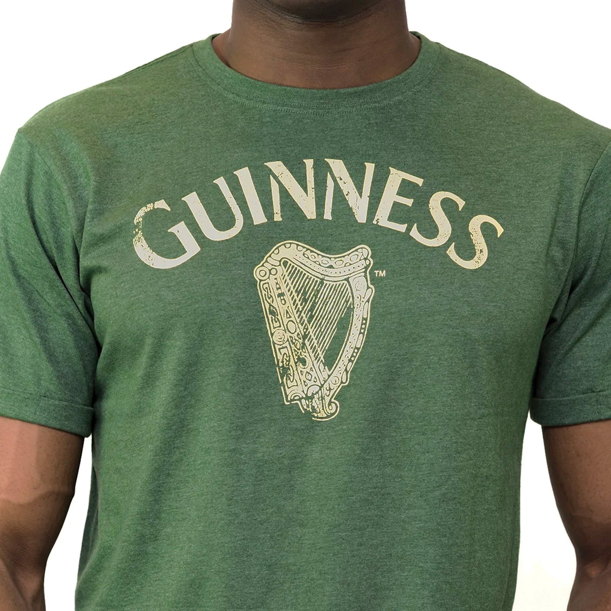 Rugby Imports Guinness Vintage Heathered Harp Tee