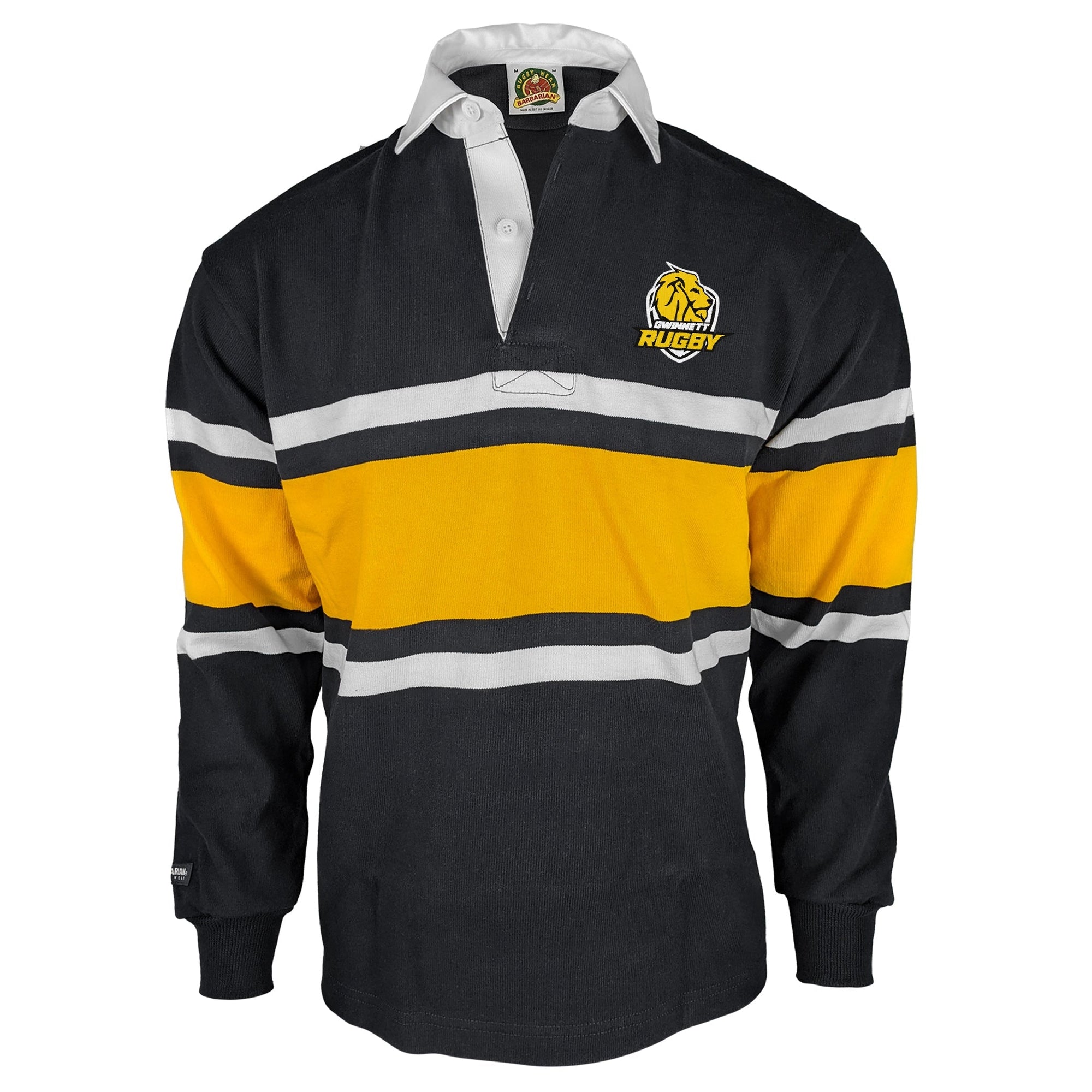 Rugby Imports Gwinnett Lions Collegiate Stripe Rugby Jersey