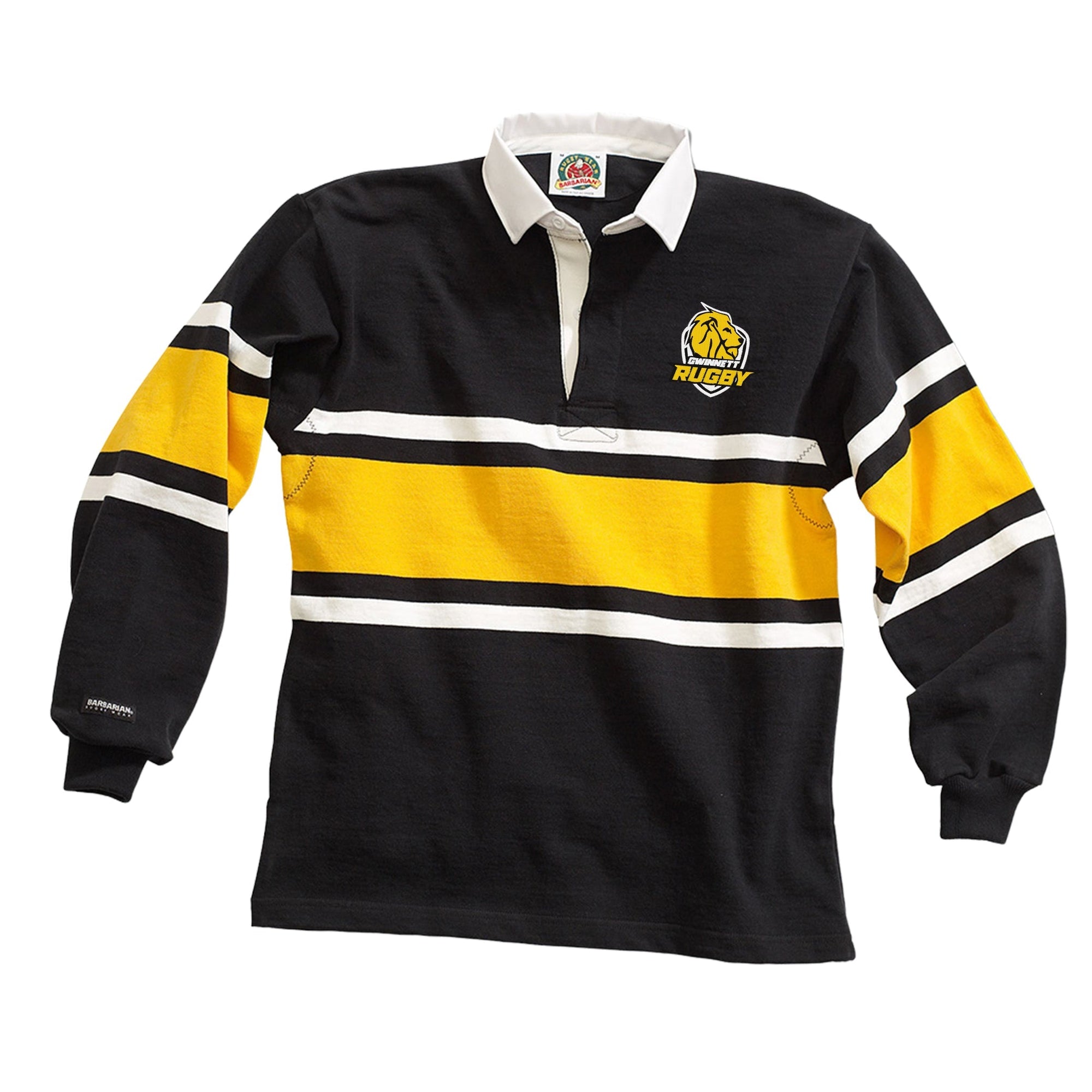 Rugby Imports Gwinnett Lions Collegiate Stripe Rugby Jersey