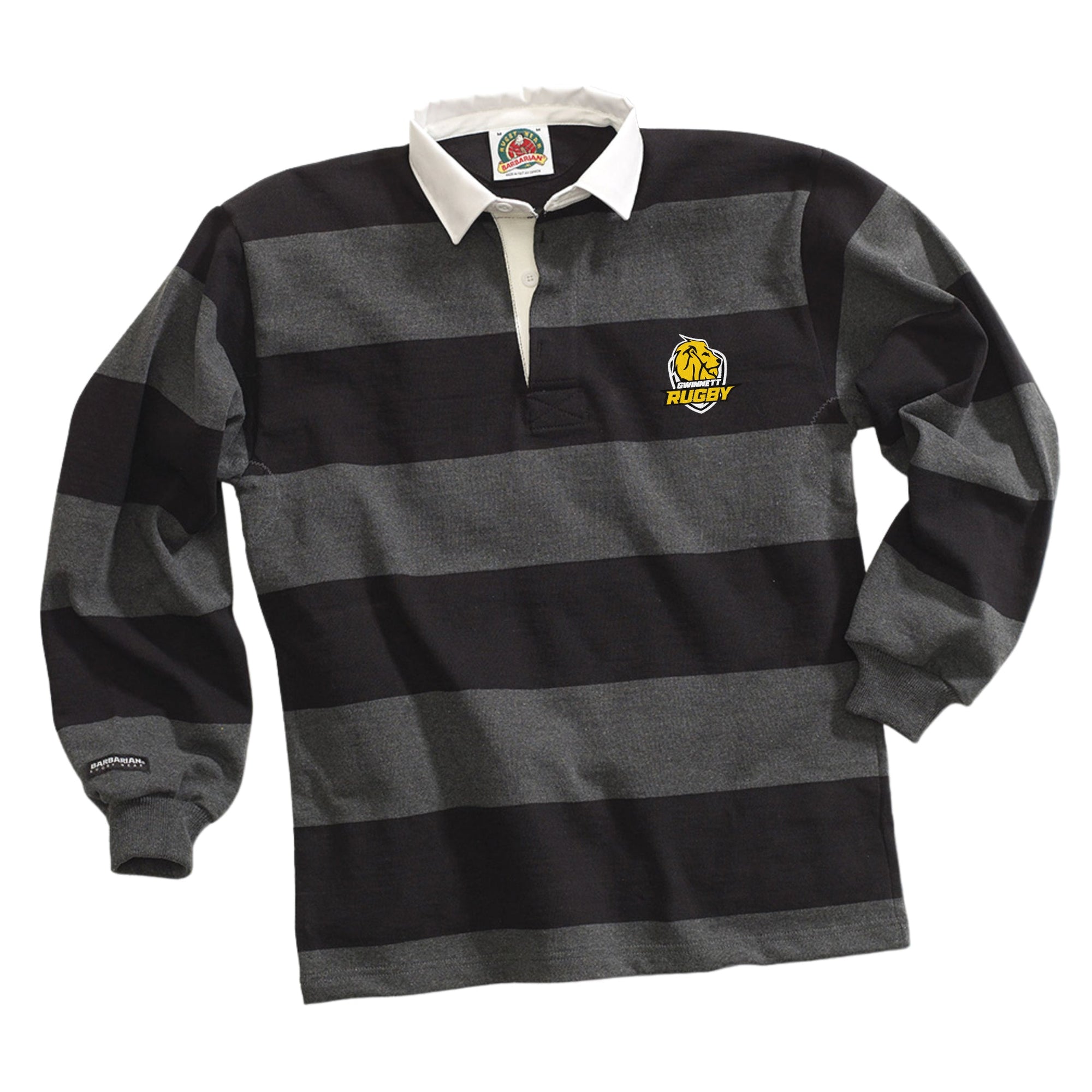 Rugby Imports Gwinnett Lions Traditional 4 Inch Stripe Rugby Jersey