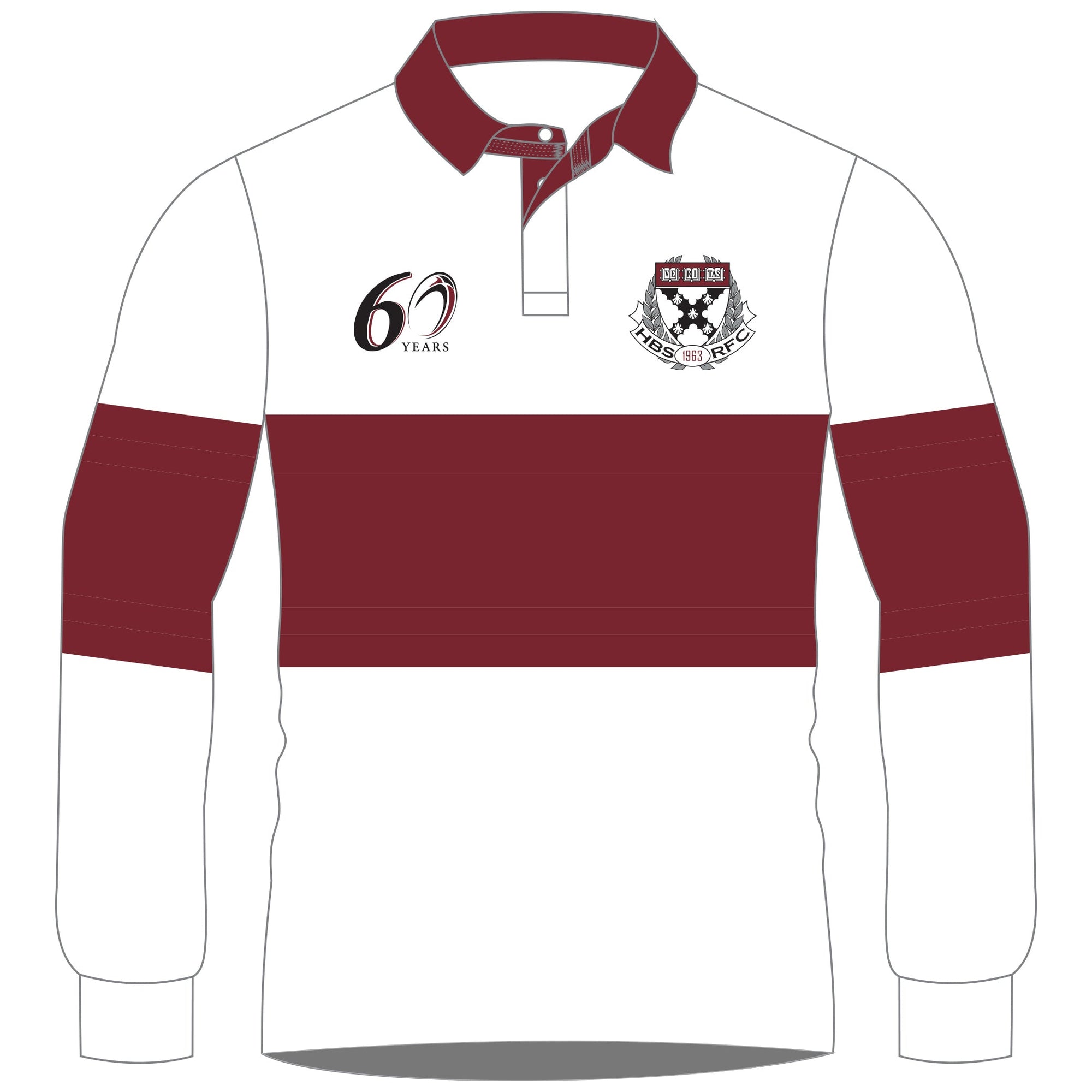 Rugby Imports Harvard Business School 60th Anniversary Jersey