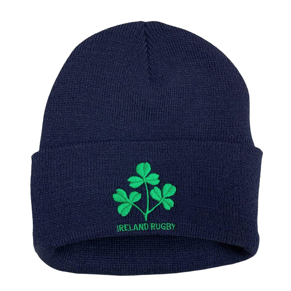 Dublin Rugby Caps Ireland Rugby Navy Knit Cap - Rugby Imports