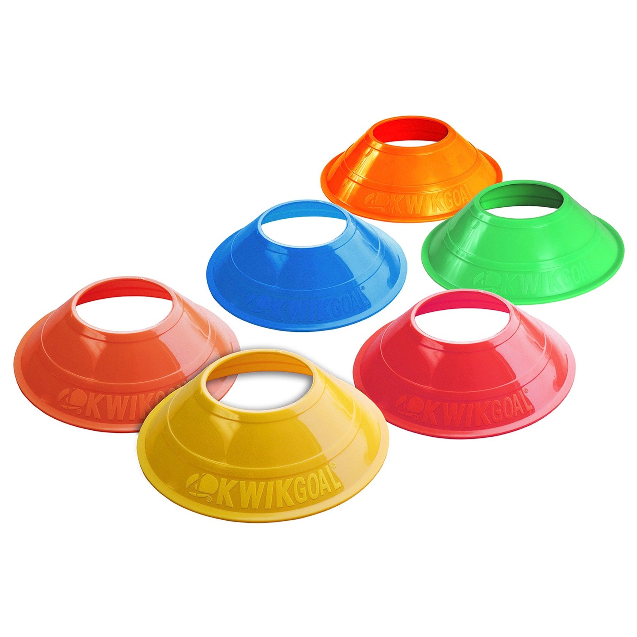 Kwik Goal Mini Disc Cones - Set of 25 - Rugby Imports