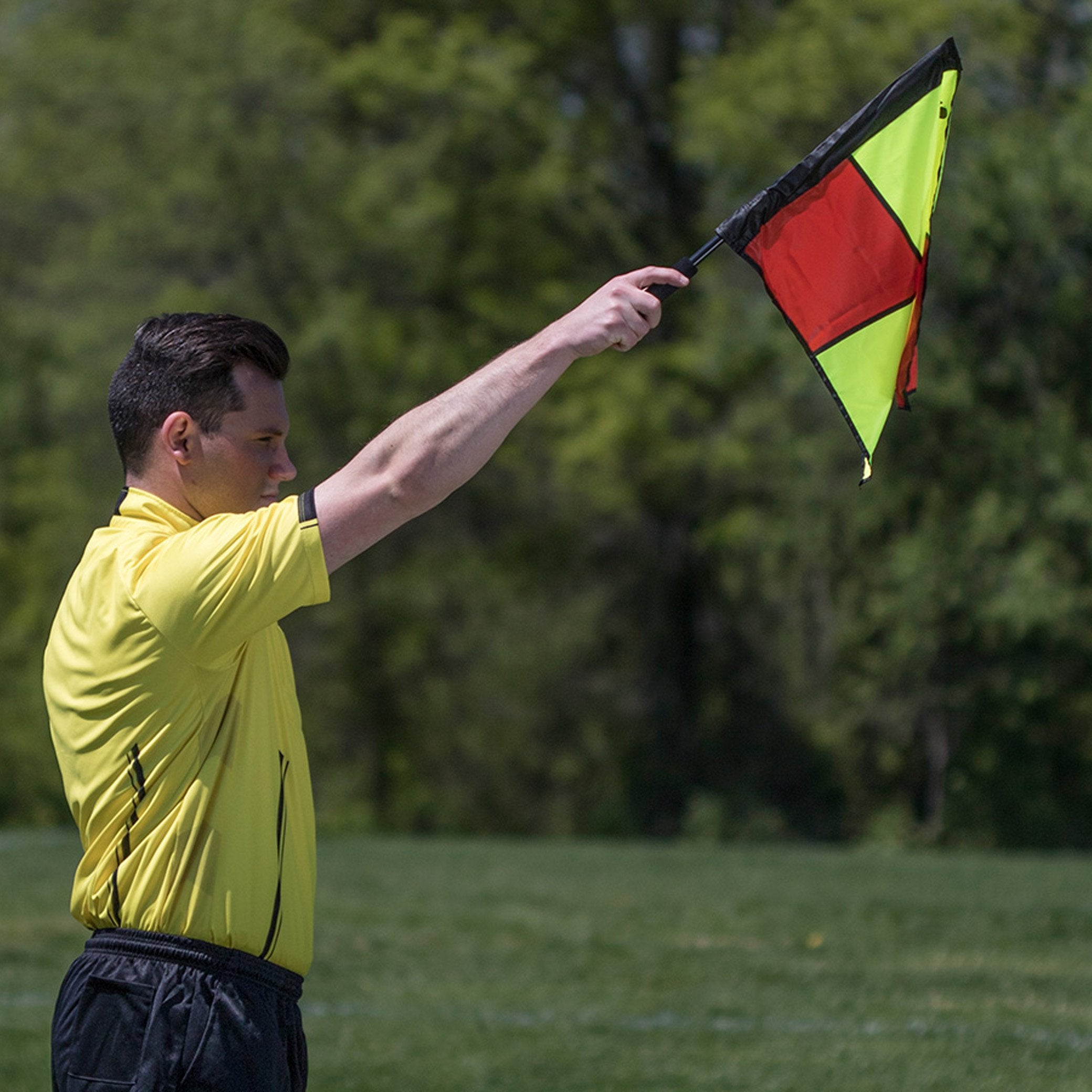  Kwik Goal Official Referee Jersey, Hi-Vis Yellow
