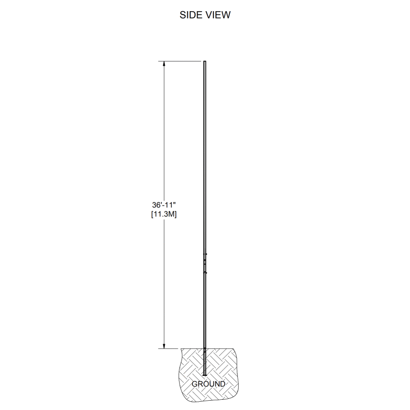 Shell Rvie Goal Post Kwik Goal Semi-Permanent Rugby Goalposts - Rugby Imports