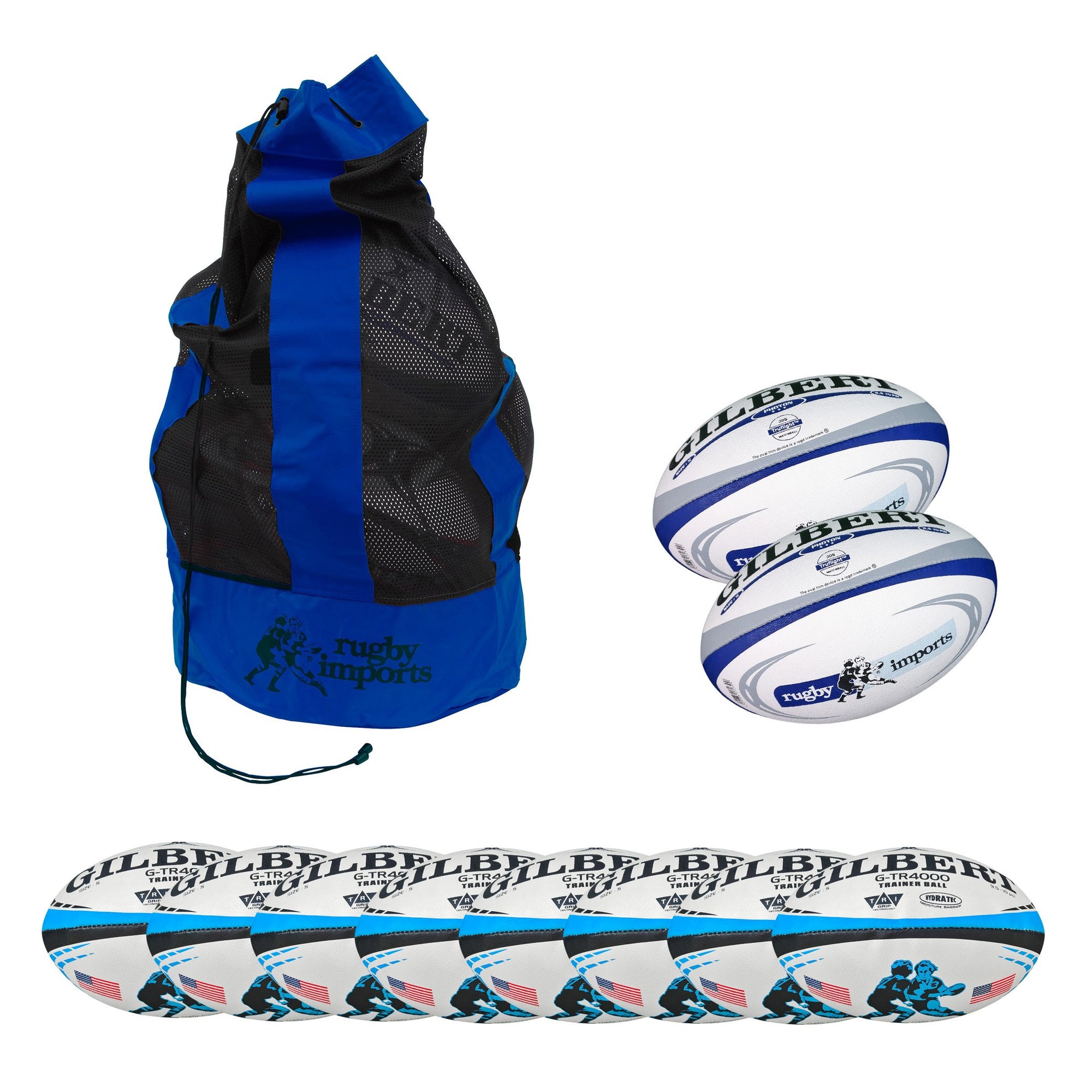 Rugby Imports Mid Level Rugby Ball Pack