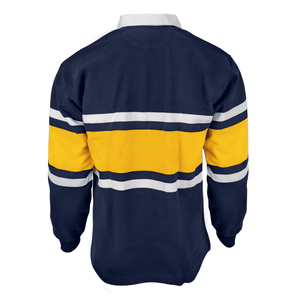 Rugby Imports Navy Alumni Collegiate Stripe Rugby Jersey