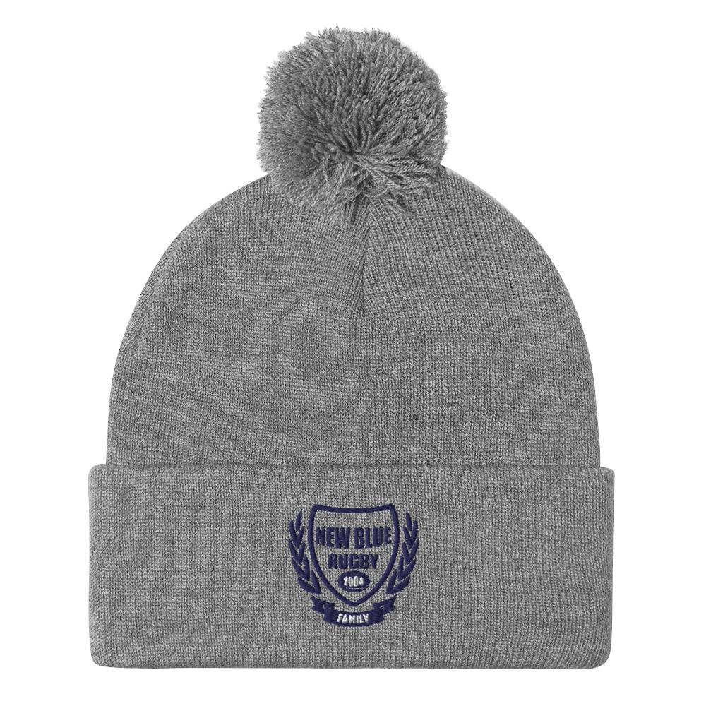 Rugby Imports New Blue Pom Beanie