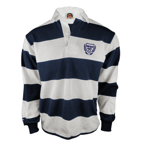 Rugby Imports New Blue Traditional 4 Inch Stripe Rugby Jersey