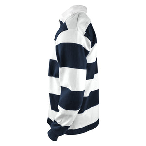 Rugby Imports New Blue Traditional 4 Inch Stripe Rugby Jersey