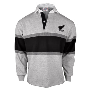 Rugby Imports New Zealand Grey Stripe Rugby Jersey