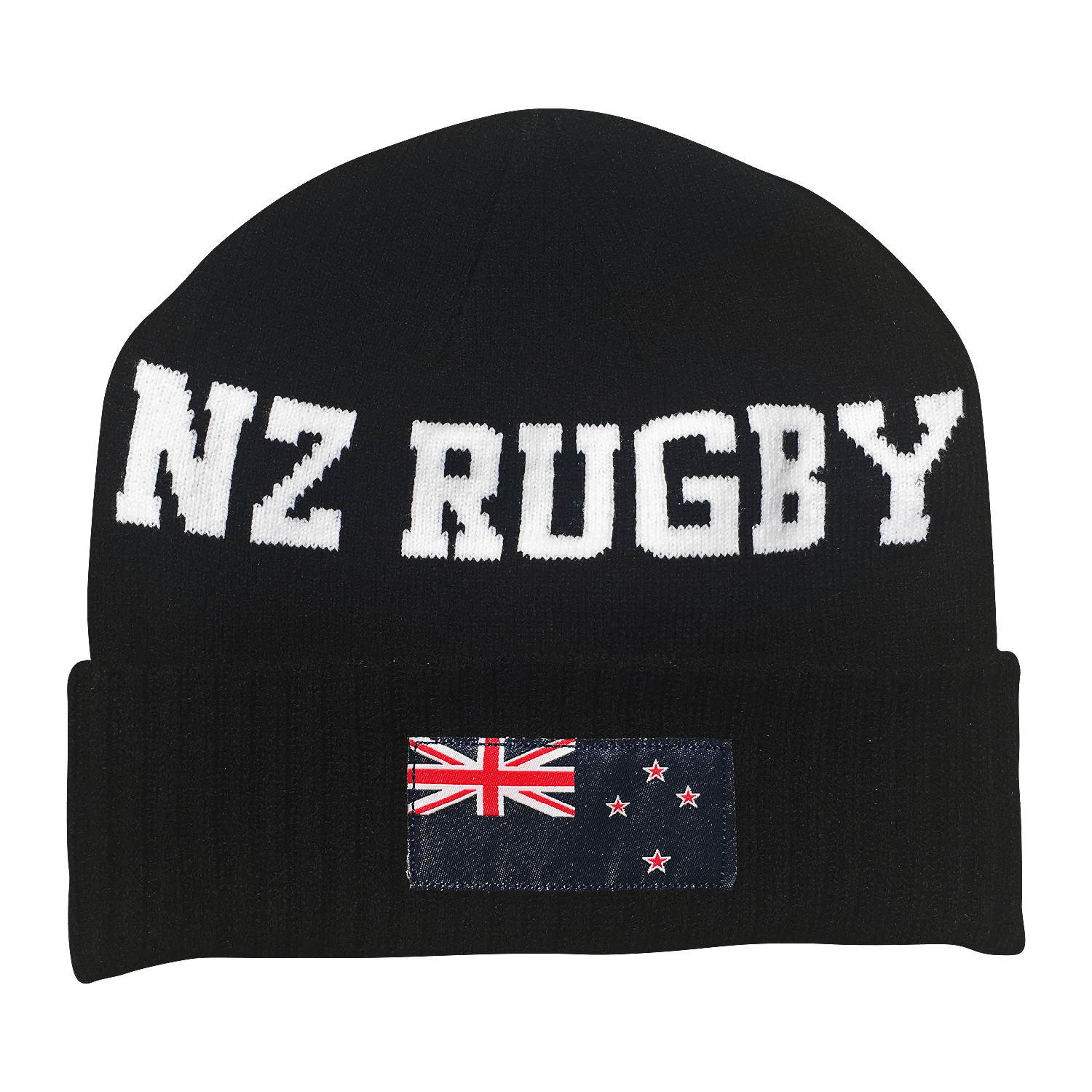 Rugby Imports New Zealand Rugby Flag Cuffed Beanie