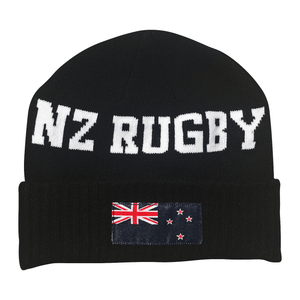 Rugby Imports New Zealand Rugby Flag Cuffed Beanie